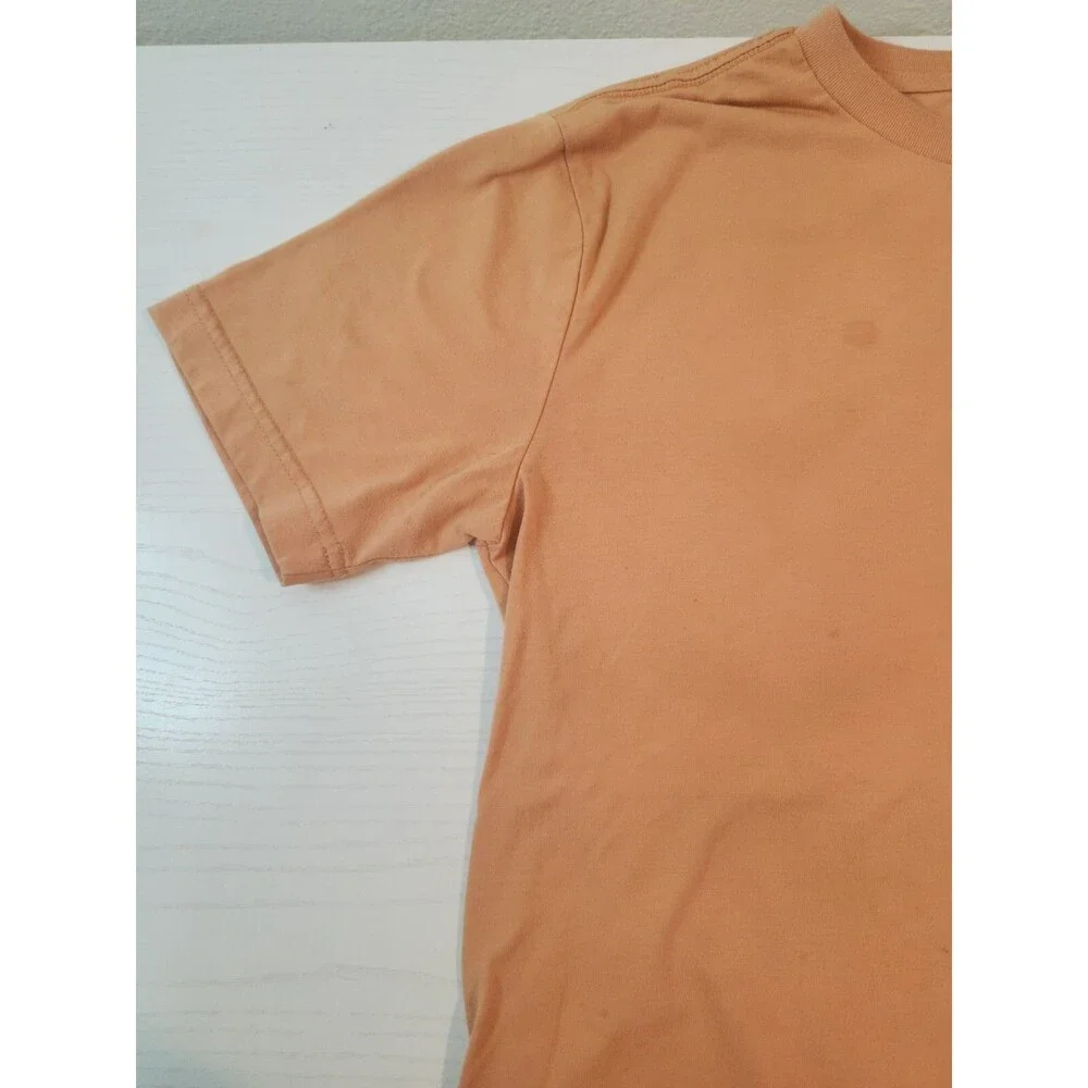 Men's George Short Sleeve  clor orange light  , Size Small (34-36),